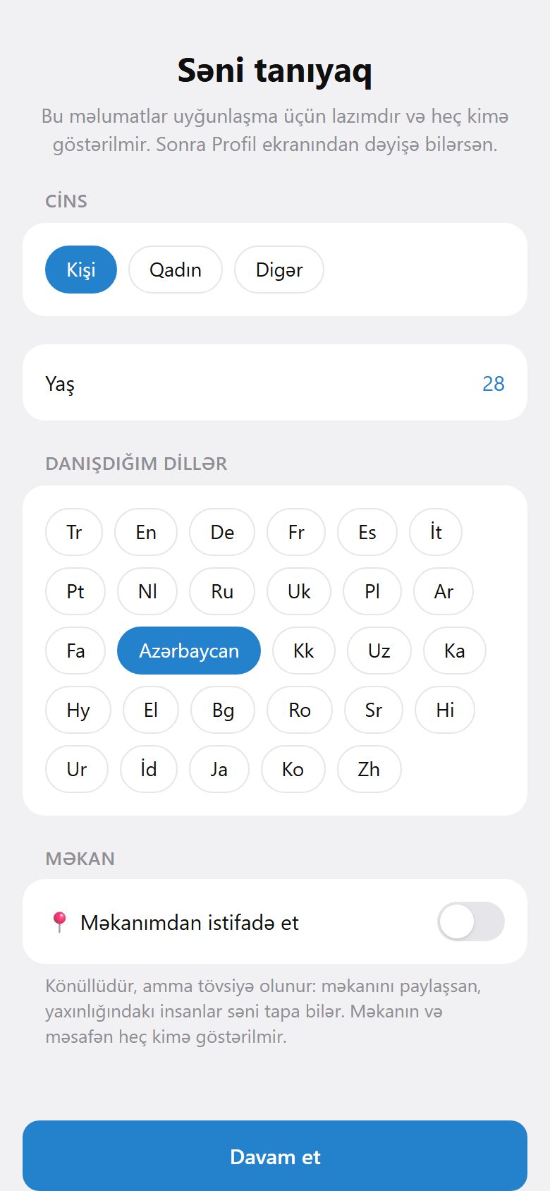 Özünü təqdim et