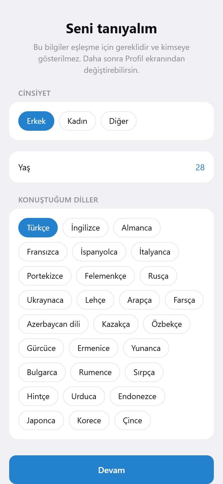 Kendini tanıt